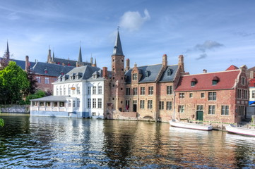 Fototapeta na wymiar Bruges canals, Belgium