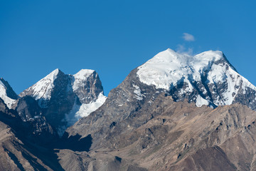 Beautiful Landscape of Padum valley in Karsha village at Zanskar, Ladakh, India.