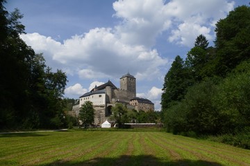 Fototapeta na wymiar Medieval castle Kost view