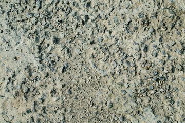 Top view texture of a rough gray concrete floor. Backdrop for design. Abstract background.