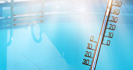 Perfect pool weather:  super hot temperatures in summer