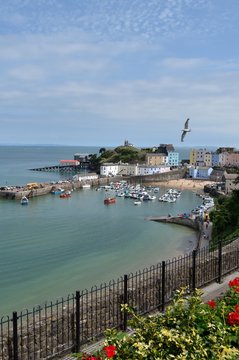 Vue de Tenby, Pays de Galles, Royaume Uni