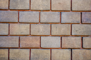 old vintage brick wall, full frame background