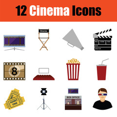 Cinema icon set