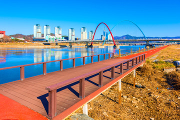 Daejeon Expo bridge in South korea.