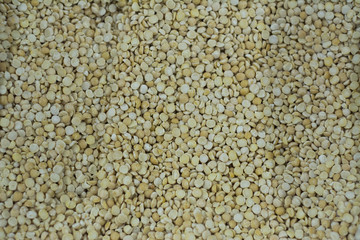 A lot of cereal chipped peas - an abstract background.