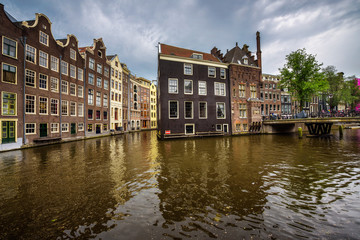 Obraz premium Canals of Amsterdam, Netherlands
