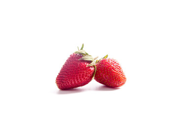 Strawberry fresh ripe sweet berry isolated on white