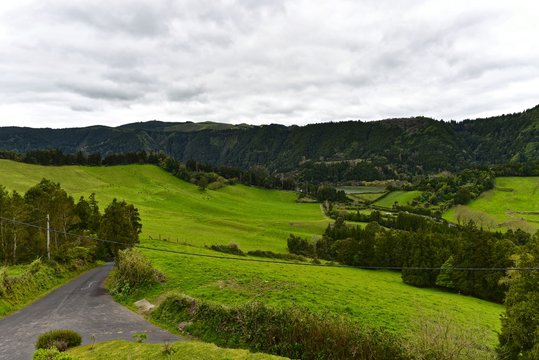 Azoren - Sao Miguel - Miradouro Lombo dos Milhos
