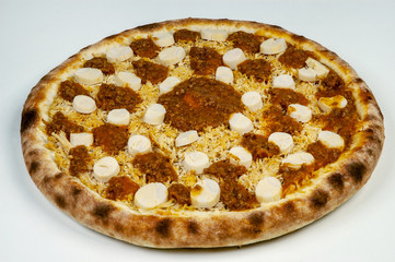 Delicious heart of palm with mozzarella