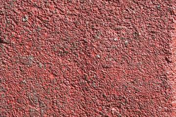 cement block painted red