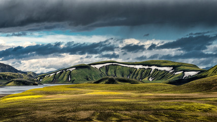 Iceland - Landmannalaugar color landscape