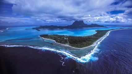 Bora Bora heart
