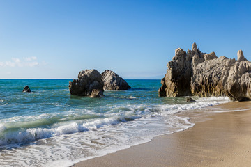 Mediterranean seascape, near Tropea
