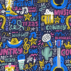 Country Music Pattern