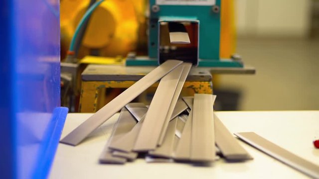 Manufacture of plastic for windows from recycled materials. Factory of plastic windows.