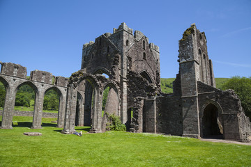 Fototapeta na wymiar Llanthony Priory, Brecon Beacons, Wales
