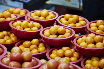 fruits in the market