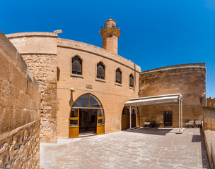 View of Reyhaniye Mosque in Mardin, Turkey