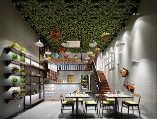 Fototapeta premium 3d render of working space