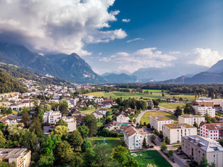 Fototapeta na wymiar Vaduz Liechtenstein capital