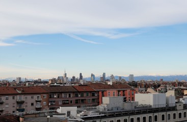 Paesaggio case di Milano