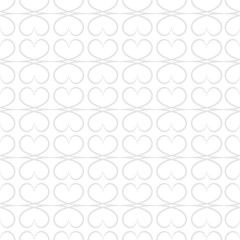 Heart gray seamless pattern. Fashion graphic design. Modern stylish texture. Monochrome template for prints, textiles, wrapping, wallpaper, card, banner, business, etc. Vector illustration.