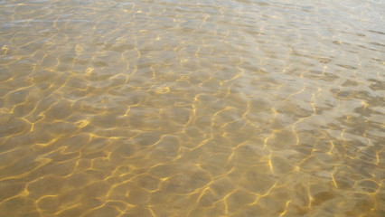 Sunlight is reflected in the water.Beautiful abstract background.