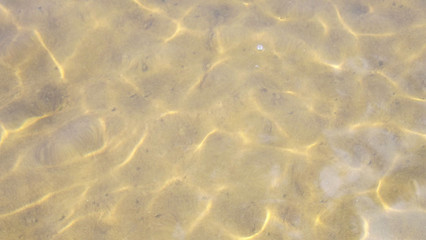 Sunlight is reflected in the water.Beautiful abstract background.