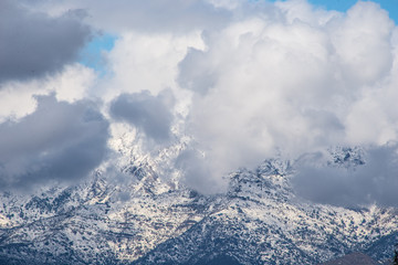 Cloudy mountain