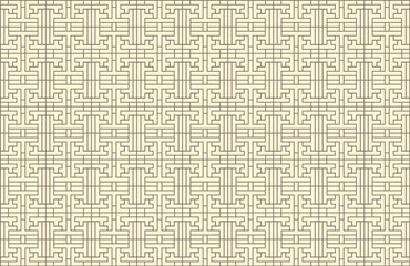 Vector Seamless Korean Pattern, Background Template, Traditional Ornament.