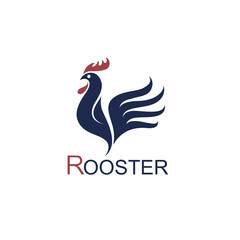 rooster icon design isolated on white background © Alexkava
