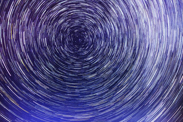 Star tracks in the night sky background image or blank for a photo