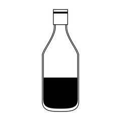 Drink bottle isolated vector illustration graphic design