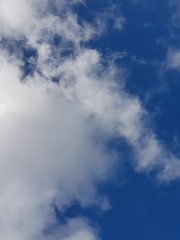 Blue sky with cloud