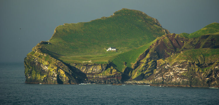 Ellidaey island, southern Iceland
