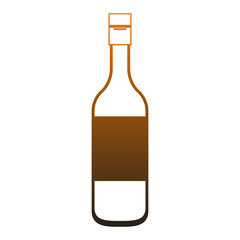 Drink bottle isolated vector illustration graphic design