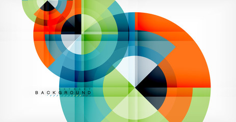 Obraz premium Wektorowy okręgu abstrakta tło