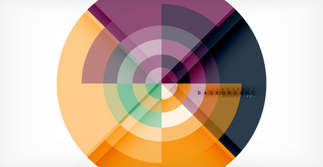 Obraz premium Wektorowy okręgu abstrakta tło
