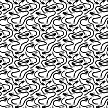 Ell background. Seamless pattern.Vector. うなぎのパターン
