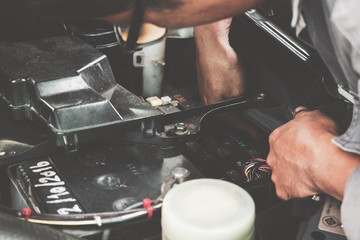 mechanic in repairing car and check the engine daily before use.