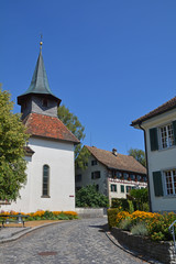 Fototapeta na wymiar Kyburg Dorf, Kanton Zürich