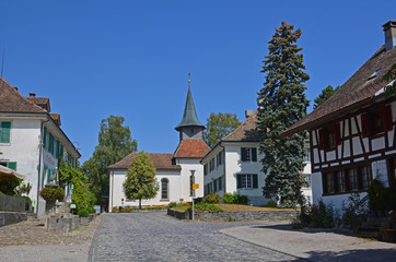 Fototapeta na wymiar Kyburg Dorf, Kanton Zürich
