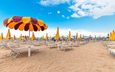 Tropical beach with white sand