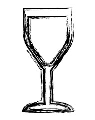 wine cup beverage icon vector illustration design