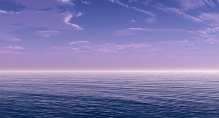Obraz premium Beautiful sea and clouds sky