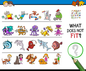 wrong picture in a row educational game