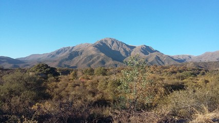 View of Cerro Uritorco, Capilla del Monte, Cordoba, Argentina.