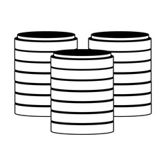 Storage disks symbol vector illustration graphic design