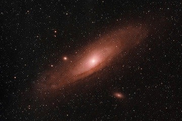 The Andromeda Galaxy as seen from Stockach in Germany.